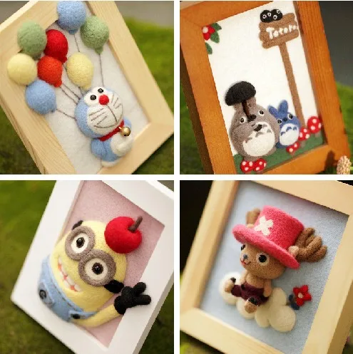 Cartton frame wool needlepoint kit Sewing Needlecraft felting DIY handcraft handmade needlework art supplies tools material bag
Cartton frame wool needlepoint kit Sewing Needlecraft felting DIY handcraft handmade needlework art supplies tools material bag