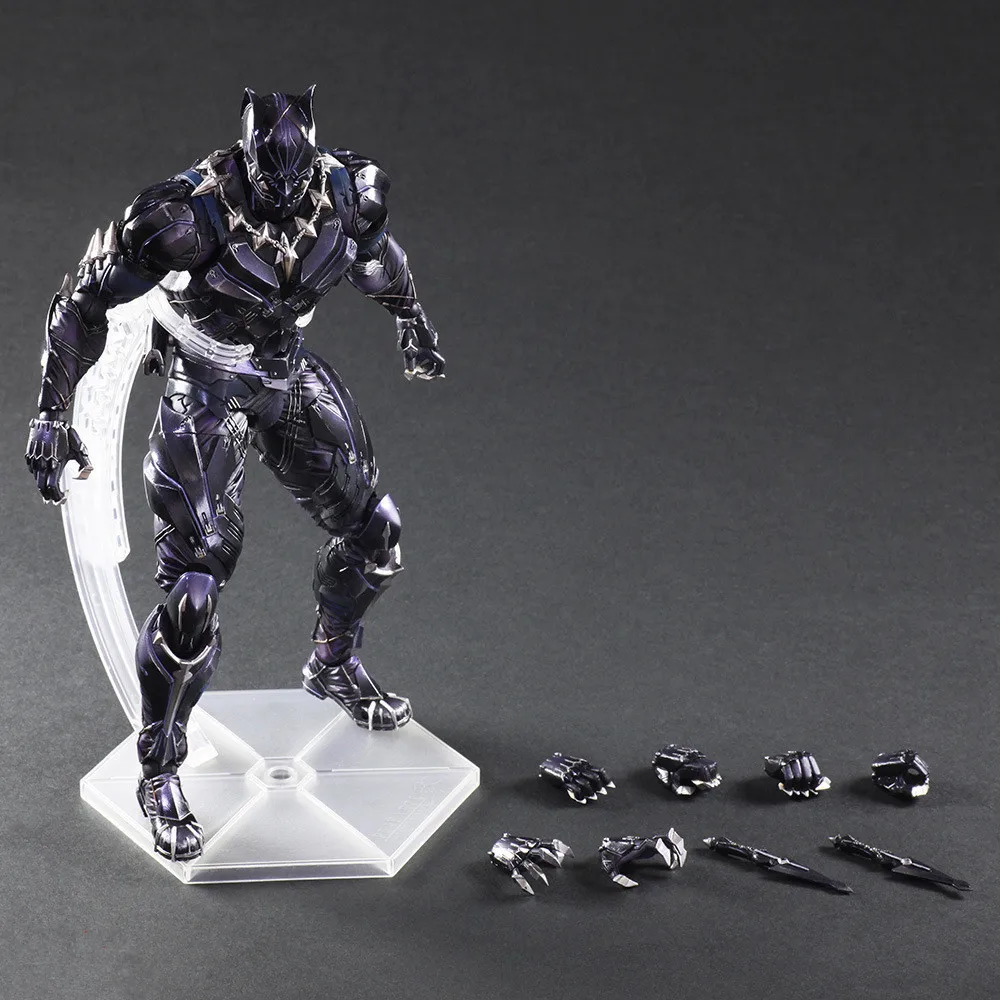 HKXZM 26CM Paly Arts KAI Marvel Universe Black Panther PVC Action Figure Toys Collectible Model Gift
HKXZM 26CM Paly Arts KAI Marvel Universe Black Panther PVC Action Figure Toys Collectible Model Gift