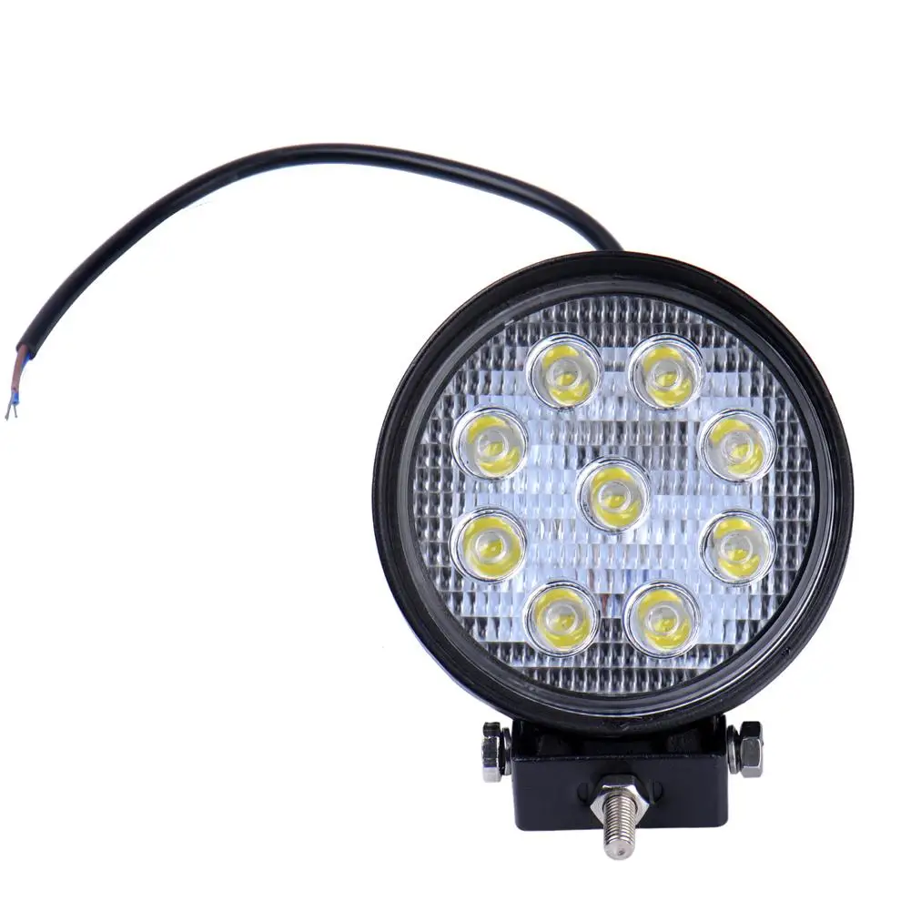 Professional Car LED Light 12-24V 27W Round LED Spotlight Signal Light Car Accessory
Professional Car LED Light 12-24V 27W Round LED Spotlight Signal Light Car Accessory