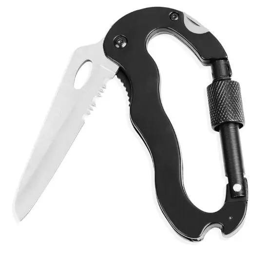 Multi Functional 5in1 Camping Key Ring Carabiner Climbing Clip Hook KeyChain Crabiner Knife EDC Tool Key Holder DIY 250pcs/lot
Multi Functional 5in1 Camping Key Ring Carabiner Climbing Clip Hook KeyChain Crabiner Knife EDC Tool Key Holder DIY 250pcs/lot