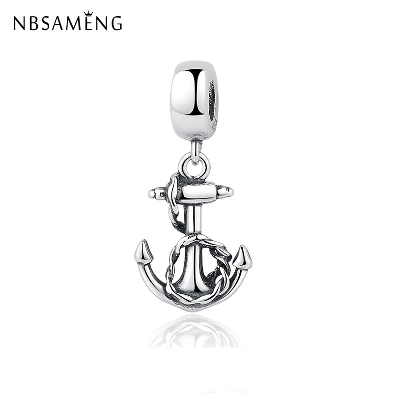 New 100% 925 Sterling Silver Bead Charm Boat Ship Anchor Pendant Beads Charms Fit Women Pandora Bracelets Necklaces DIY Jewelry
New 100% 925 Sterling Silver Bead Charm Boat Ship Anchor Pendant Beads Charms Fit Women Pandora Bracelets Necklaces DIY Jewelry