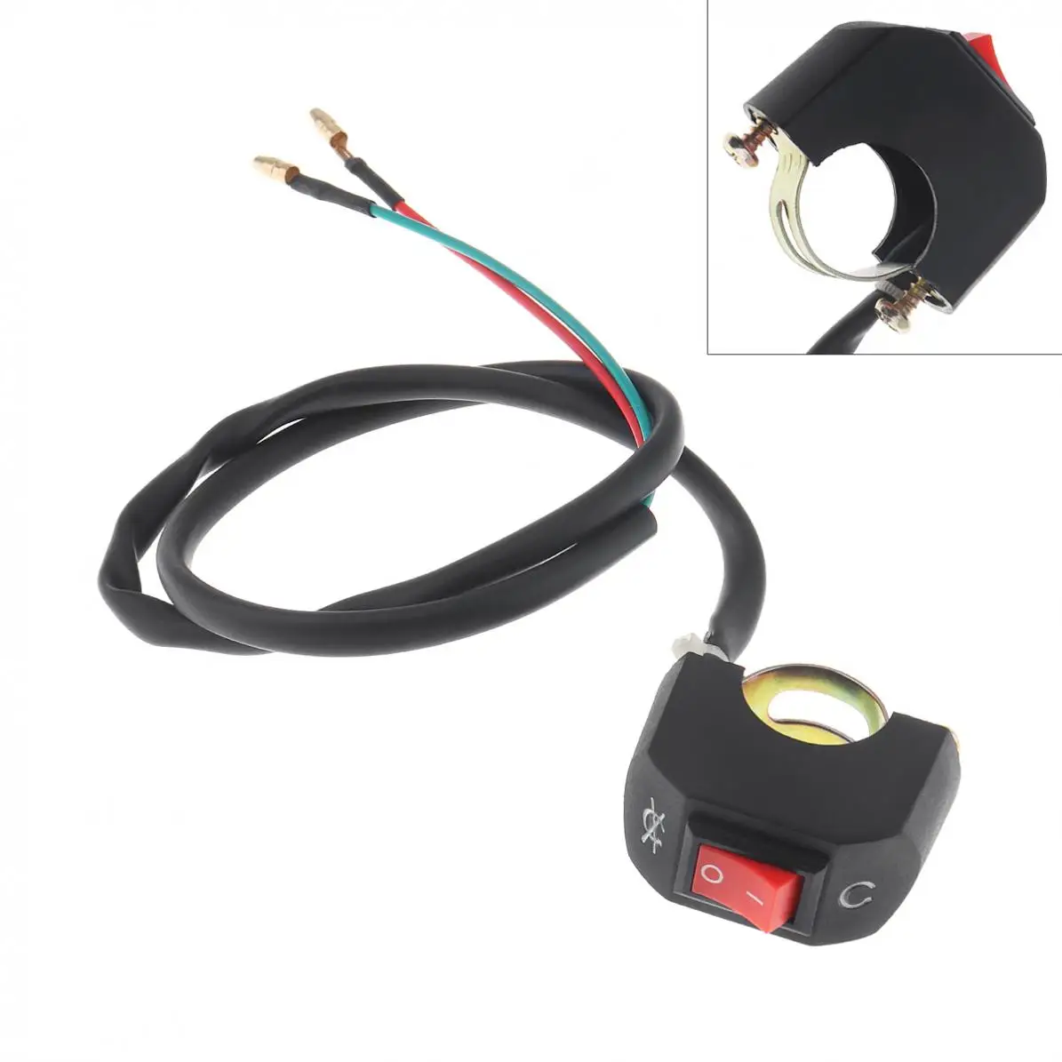 22MM Waterproof Universal Black Motorcycle Steering Wheel Flameout Switch for Scooters / Motorcycles
22MM Waterproof Universal Black Motorcycle Steering Wheel Flameout Switch for Scooters / Motorcycles