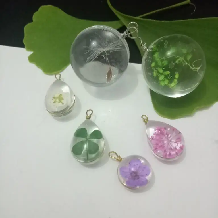 New Handmade Crystal glass Ball Dried Flower Pendant Natural Dandelion Clover charms Bracelets necklace diy jewelry accessories
New Handmade Crystal glass Ball Dried Flower Pendant Natural Dandelion Clover charms Bracelets necklace diy jewelry accessories