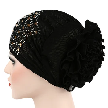 Fashion Women Floral Diamonds Lace Muslims Inner Hijabs 2018 Women Bling Head Cover Adjustable Plain Hijabs Female Muslim H8
Fashion Women Floral Diamonds Lace Muslims Inner Hijabs 2018 Women Bling Head Cover Adjustable Plain Hijabs Female Muslim H8
