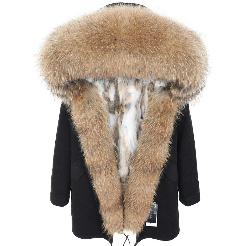 Brand Luxury 2019 Winter Jacket Women Real Fur Coat Natural Raccoon Fur Collar Rabbit Fur Liner Outerwear Streetwear Casual New
Brand Luxury 2019 Winter Jacket Women Real Fur Coat Natural Raccoon Fur Collar Rabbit Fur Liner Outerwear Streetwear Casual New