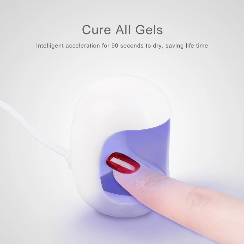 3W UV LED Polish Dryer Drying Machine Smart Sensor Gel Light Lamp for Nail Single Finger Lamp Egg Shape Nail Gel
3W UV LED Polish Dryer Drying Machine Smart Sensor Gel Light Lamp for Nail Single Finger Lamp Egg Shape Nail Gel