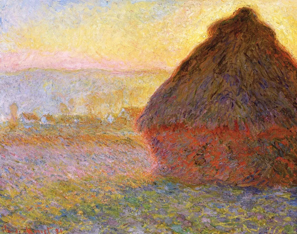 100% handmade landscape oil painting reproduction on linen canvas,grainstack-at-sunset by claude monet,Free DHL Shipping
100% handmade landscape oil painting reproduction on linen canvas,grainstack-at-sunset by claude monet,Free DHL Shipping