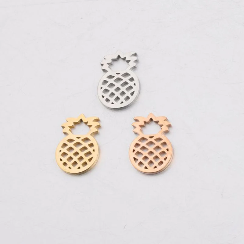 20pcs/Lot Stainless Steel Mirror Polish Hollow Out Pineapple Fruit Charms Connectors DIY Jewelry Making Bracelet Accessories
20pcs/Lot Stainless Steel Mirror Polish Hollow Out Pineapple Fruit Charms Connectors DIY Jewelry Making Bracelet Accessories