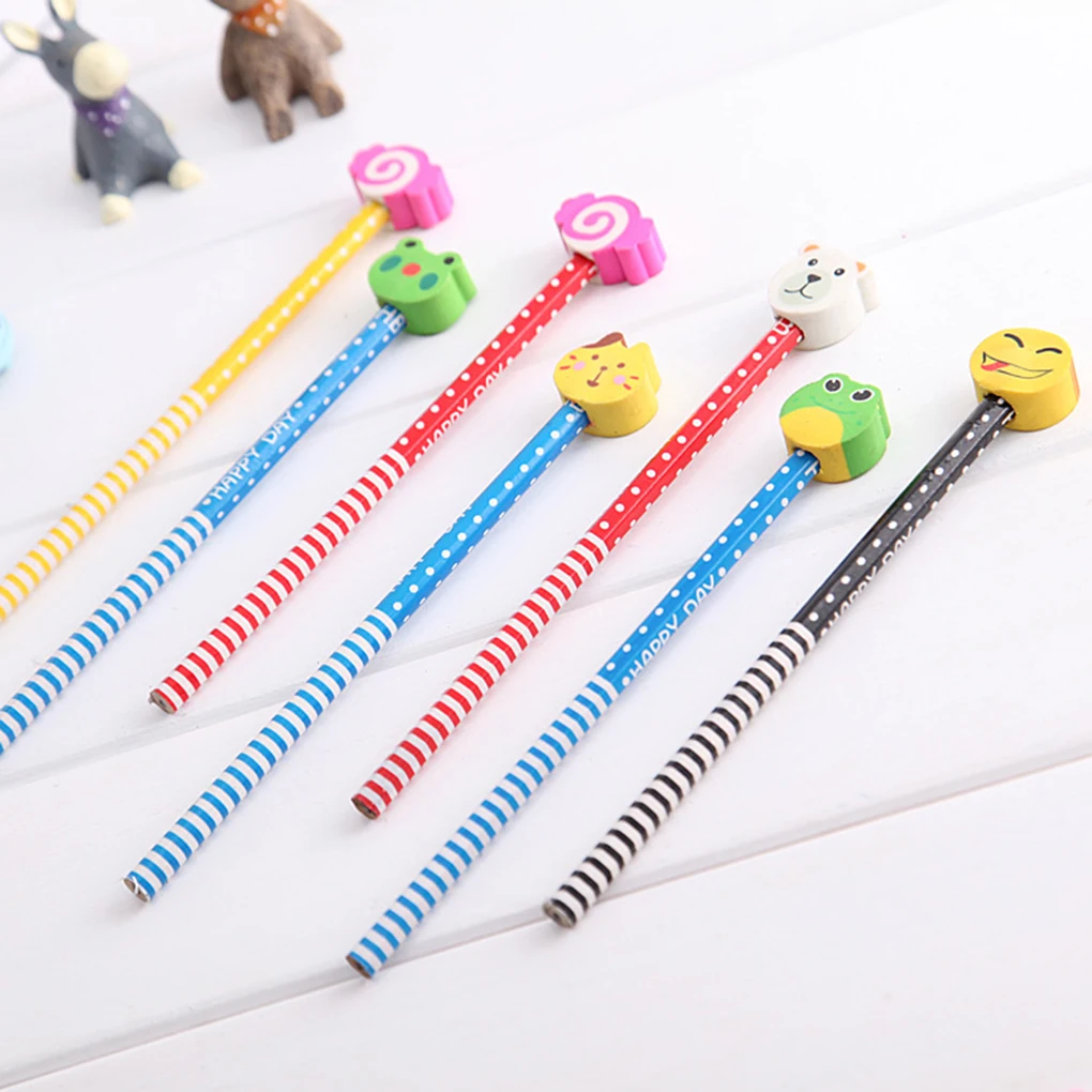 1PC Stationery Supplies Kawaii Cartoon Removable Eraser Standard Pencils for Office School Kids Prize Writing Drawing Pencil
1PC Stationery Supplies Kawaii Cartoon Removable Eraser Standard Pencils for Office School Kids Prize Writing Drawing Pencil