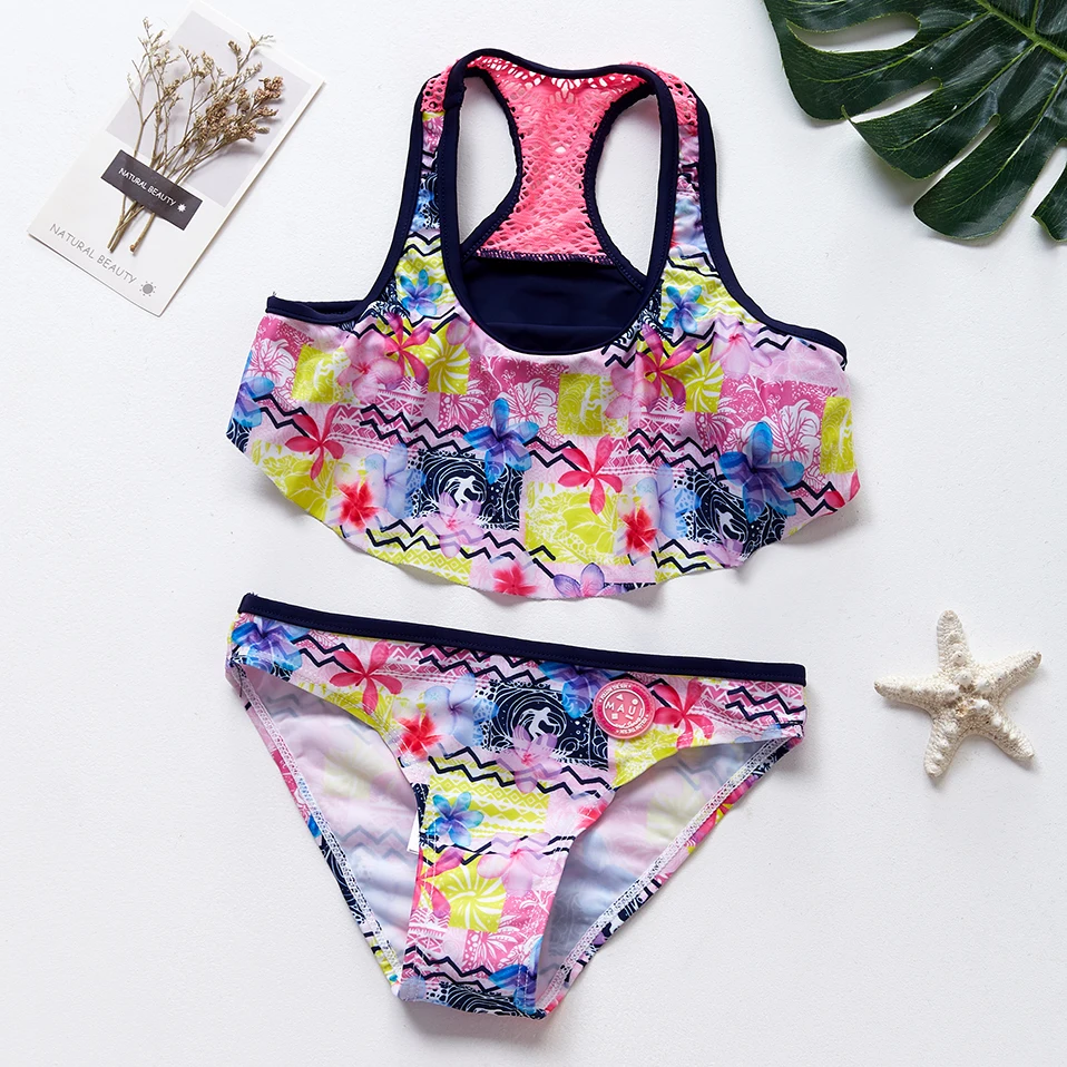 2019 Girls Ruffle Swimsuit 6-14Years Girls Swimwear Two piece Tankini Set Summer Beachwear Kids Girls Bathing Suits ST173
2019 Girls Ruffle Swimsuit 6-14Years Girls Swimwear Two piece Tankini Set Summer Beachwear Kids Girls Bathing Suits ST173