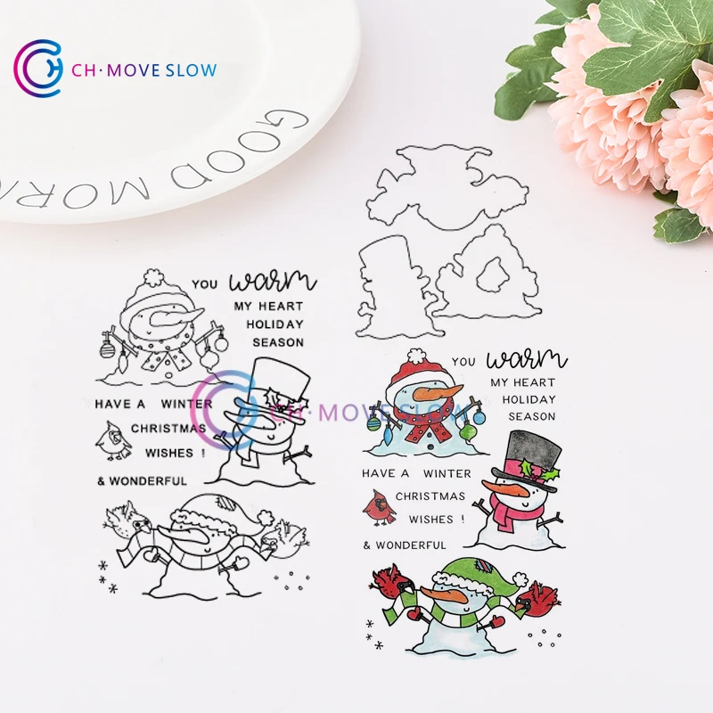 CH WARM & WONDERFUL SNOWMEN Metal Cutting Dies and stamps DIY Scrapbooking Card Stencil Paper Cards Crafts
CH WARM & WONDERFUL SNOWMEN Metal Cutting Dies and stamps DIY Scrapbooking Card Stencil Paper Cards Crafts