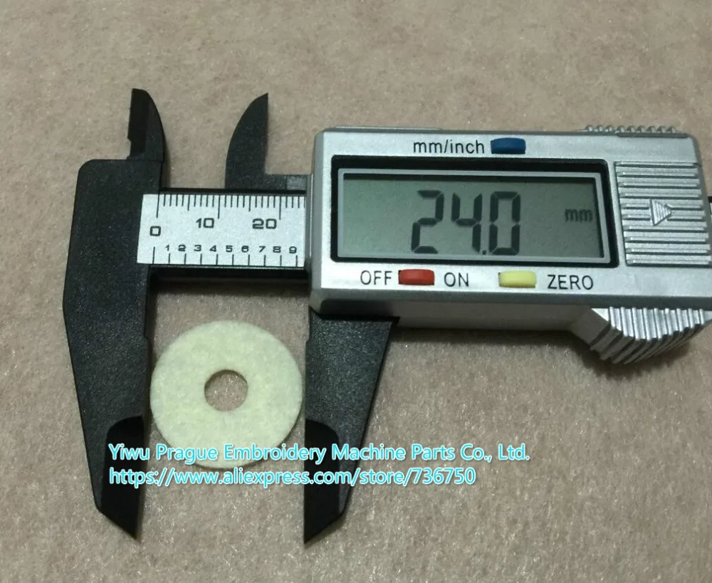 Tajima SWF and Chinese embroidery machine parts - 11084AF-A001 tension felt pad big felt 24mm x 6.5mm
Tajima SWF and Chinese embroidery machine parts - 11084AF-A001 tension felt pad big felt 24mm x 6.5mm