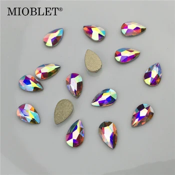 10pcs 5mm*8mm Water drop Crystal Flat-back AB Gems Nail Art Decorations 3D Clear Raindrop Rhinestones Nails Stones DIY Manicure
10pcs 5mm*8mm Water drop Crystal Flat-back AB Gems Nail Art Decorations 3D Clear Raindrop Rhinestones Nails Stones DIY Manicure