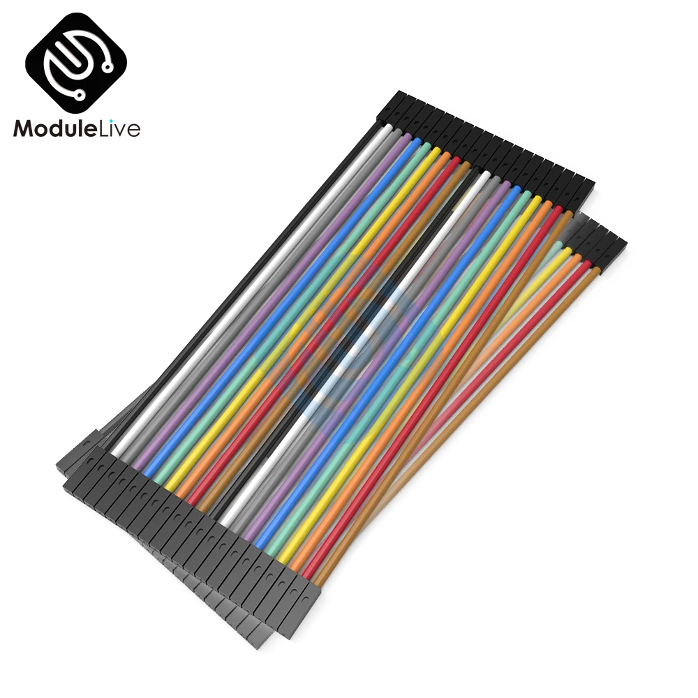 40PCS Dupont Wire Color Connector Cable 2.54mm 1P - 1P For Arduino
40PCS Dupont Wire Color Connector Cable 2.54mm 1P - 1P For Arduino