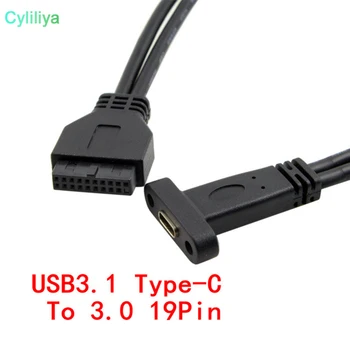40CM USB-C Motherboard Extend Cord USB 3.1 Type C Female To 3.0 19Pin Male Extend Adapter Cable For Computer 100pcs/lot 
40CM USB-C Motherboard Extend Cord USB 3.1 Type C Female To 3.0 19Pin Male Extend Adapter Cable For Computer 100pcs/lot