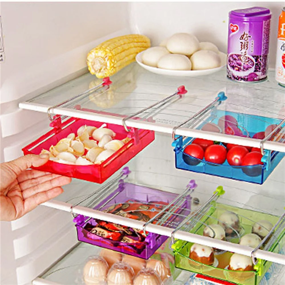 1PCS Hot Small Kitchen Fridge Freezer Space Saver Organizer Refrigerator Storage Rack Shelf Holder Drawer
1PCS Hot Small Kitchen Fridge Freezer Space Saver Organizer Refrigerator Storage Rack Shelf Holder Drawer