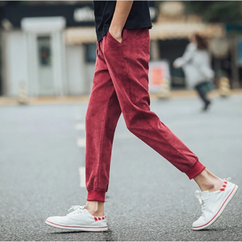 Spring Autumn Men's Pencil Pants Cotton Ankle-Length Pants Male Corduroy Pencil Pants M L XL XXL 3XL 4XL 5XL
Spring Autumn Men's Pencil Pants Cotton Ankle-Length Pants Male Corduroy Pencil Pants M L XL XXL 3XL 4XL 5XL