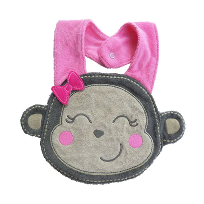 2017 Cute Pink Gray Monkey picture bandana bibs Kids Bow Cartoon Lunch Bibs Infant Animal Saliva Towel baby bib
2017 Cute Pink Gray Monkey picture bandana bibs Kids Bow Cartoon Lunch Bibs Infant Animal Saliva Towel baby bib