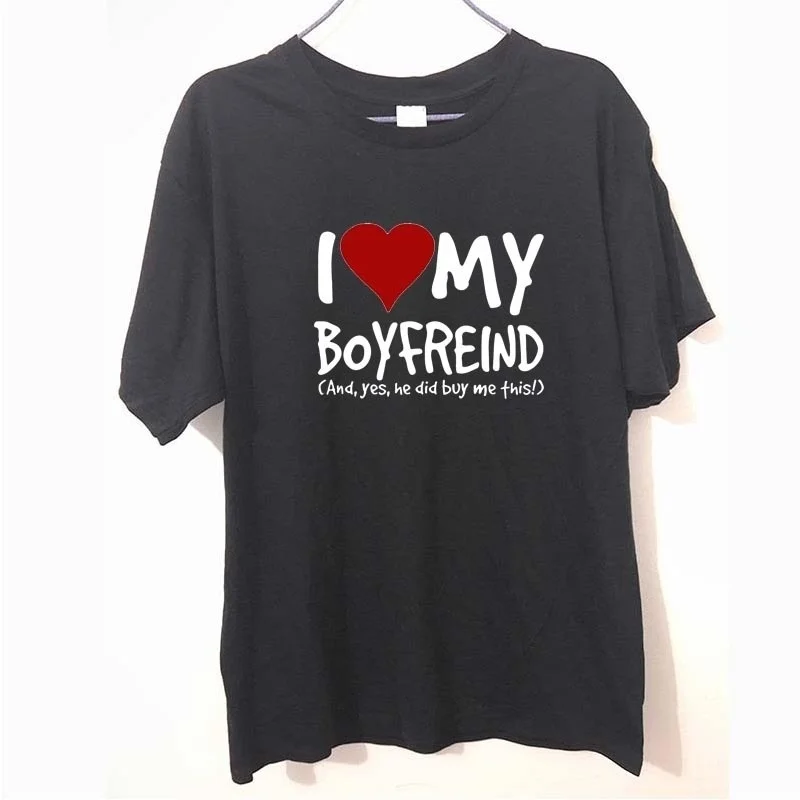 I Love My Boyfriend Yes He Bought me girlfriend birthday gift humour T-shirt MENS T SHIRT gift Tee Unisex
I Love My Boyfriend Yes He Bought me girlfriend birthday gift humour T-shirt MENS T SHIRT gift Tee Unisex