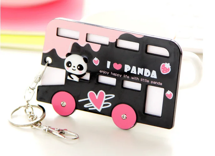 Kawaii NEW Panda BUS Shape - 10*7CM BUS & ID Card Holder Case Pouch BAG Holder Case ; Keychain ID Message PAD Case Holder
Kawaii NEW Panda BUS Shape - 10*7CM BUS & ID Card Holder Case Pouch BAG Holder Case ; Keychain ID Message PAD Case Holder