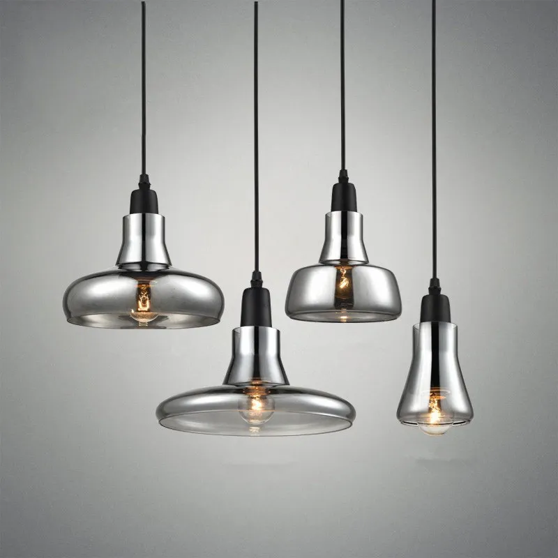 European modern Chandelier E27 bulb led lamps Creative Shaded glass lampshade Single Chandeliers led lustre Chandelier lighting
European modern Chandelier E27 bulb led lamps Creative Shaded glass lampshade Single Chandeliers led lustre Chandelier lighting