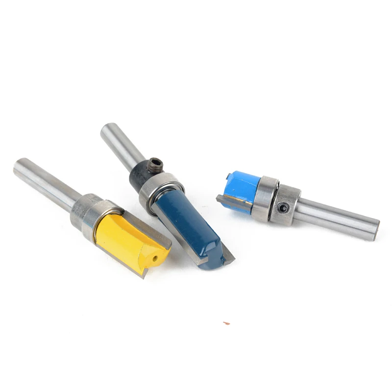 3Pcs Flush Trim Router Bit Wood Woodworking Shank Milling Router Flush Trim Top Bottom Bearing Router Bit for Woodworking
3Pcs Flush Trim Router Bit Wood Woodworking Shank Milling Router Flush Trim Top Bottom Bearing Router Bit for Woodworking