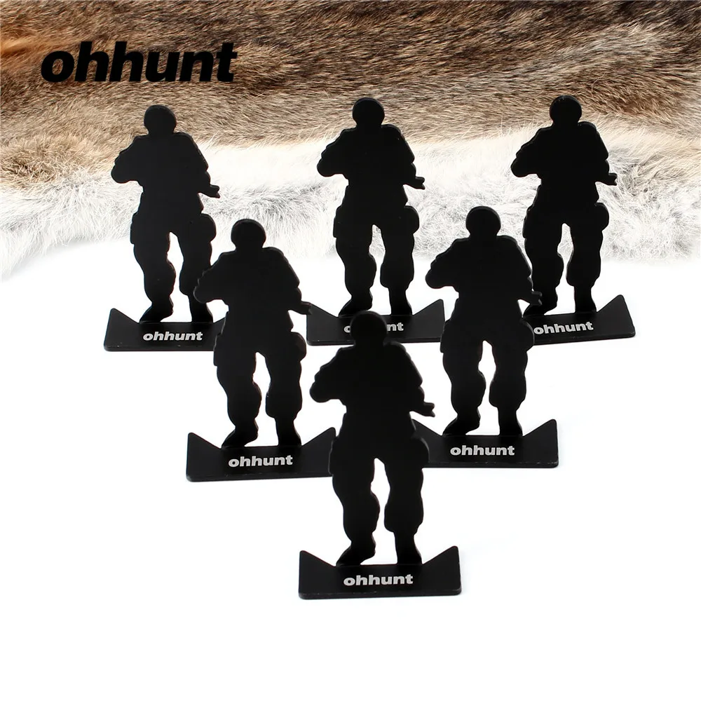 ohhunt Tactical 6pcs Metal Target Modle Size 80*44mm Black For Hunting Military Shooting Training Free Shipping
ohhunt Tactical 6pcs Metal Target Modle Size 80*44mm Black For Hunting Military Shooting Training Free Shipping