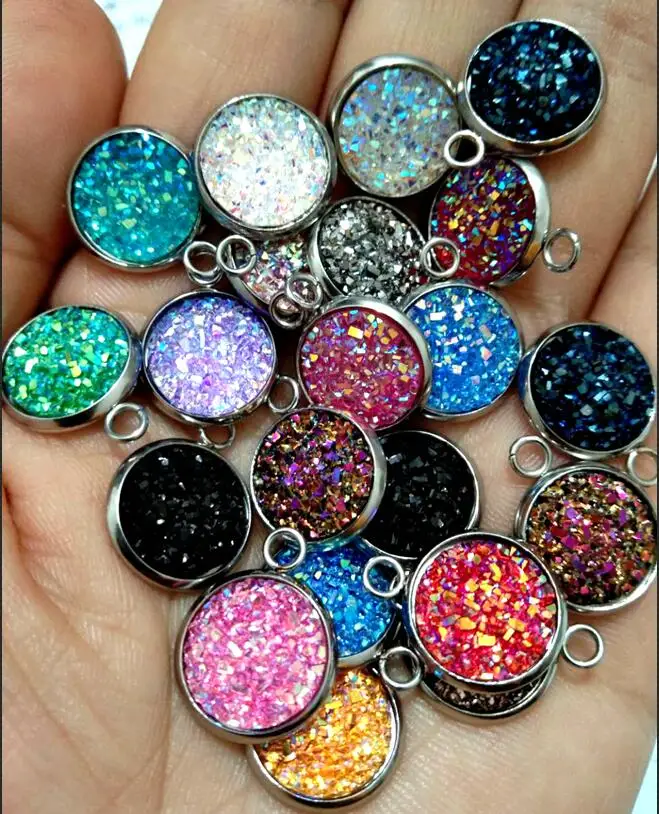 60piece lot AB Colors Mermaid Scale Charms Resin Fish/ Dragon Scale Charms Bracelet DIY Jewelry
60piece lot AB Colors Mermaid Scale Charms Resin Fish/ Dragon Scale Charms Bracelet DIY Jewelry
