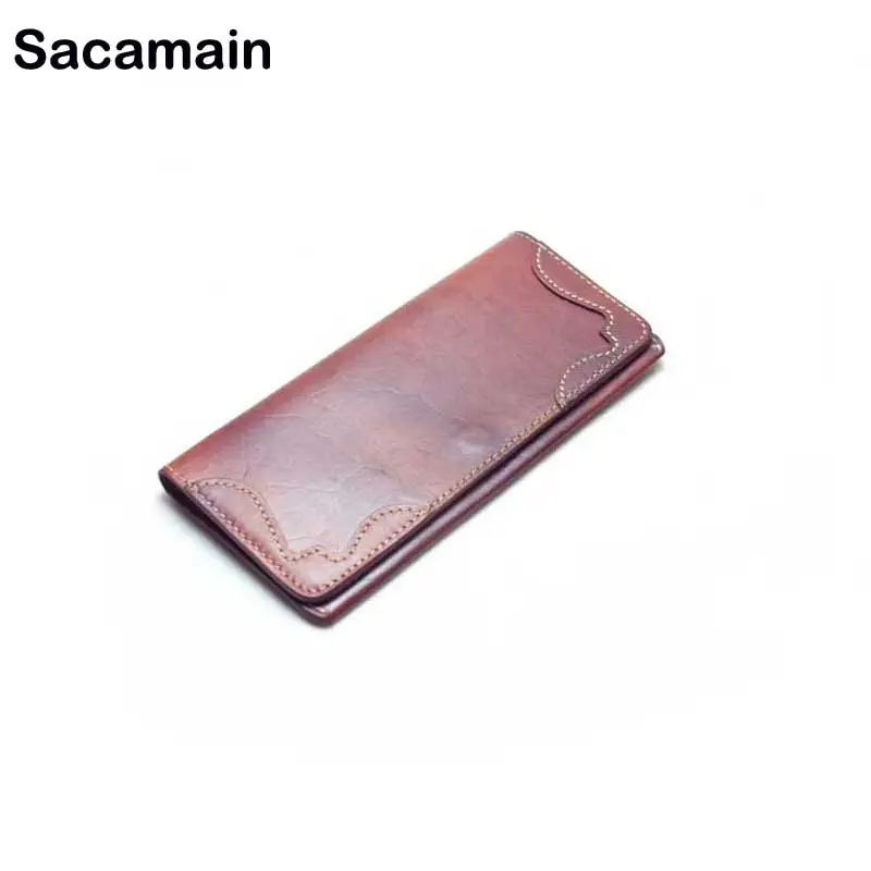 Sacamain Brand Vintage Luxury Long Wallet Women Men Unisex Theft Protect Bolsa Feminina de marca famo Carte Business Card Holder
Sacamain Brand Vintage Luxury Long Wallet Women Men Unisex Theft Protect Bolsa Feminina de marca famo Carte Business Card Holder