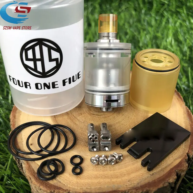 FOUR ONE FIVE MOD 415 RTA atomizer electronic cigarette 2ML/4.5ML huge capacity 316SS 22mm diameter tank VS kayfun lite rta
FOUR ONE FIVE MOD 415 RTA atomizer electronic cigarette 2ML/4.5ML huge capacity 316SS 22mm diameter tank VS kayfun lite rta