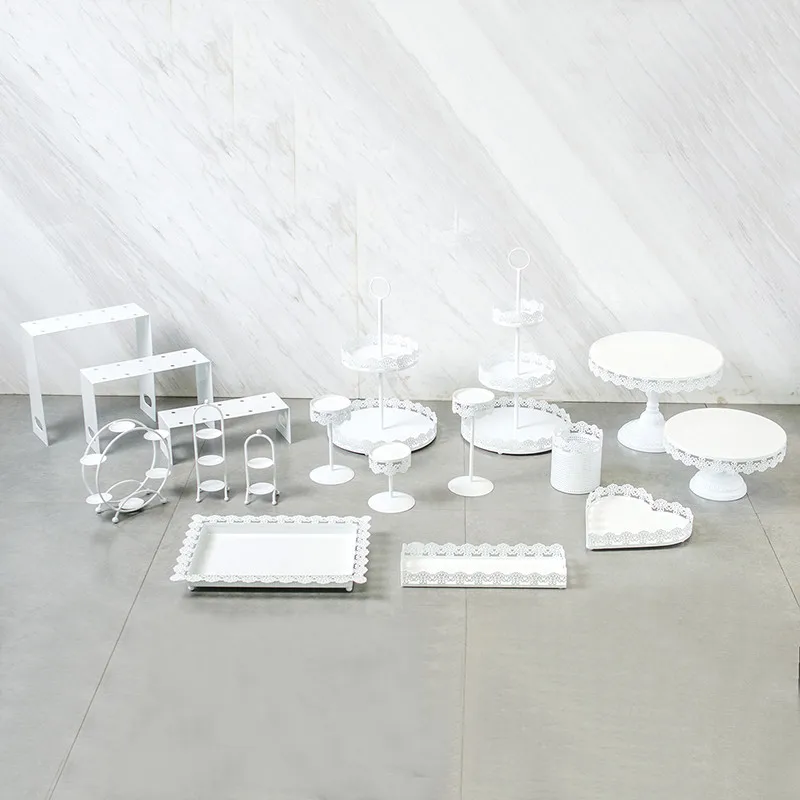 Wedding Birthday Party White Iron Cake Stands Baker Cake Plates Baker Cake Stand Bakeware Table Tools Coffee Food Tray for Shop
Wedding Birthday Party White Iron Cake Stands Baker Cake Plates Baker Cake Stand Bakeware Table Tools Coffee Food Tray for Shop