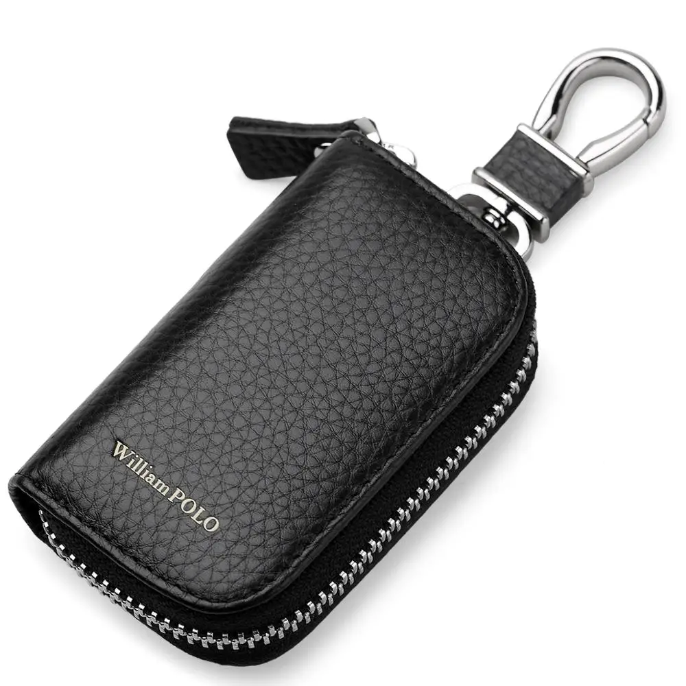 Universal Auto Smart Key Case Remote Bag Unisex Key Chain Holder Zipper Pouch