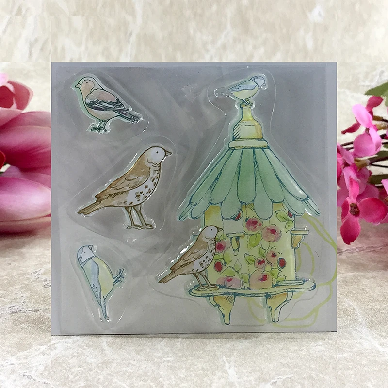 YLCS095 Bird Cage Silicone Clear Stamps For Scrapbooking DIY Album Cards Decoration Embossing Folder Craft Rubber Stamp 10*10cm
YLCS095 Bird Cage Silicone Clear Stamps For Scrapbooking DIY Album Cards Decoration Embossing Folder Craft Rubber Stamp 10*10cm