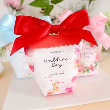 10pcs Free shipping Beautiful flower candy box Large ribbon gift box Bowknot Children's candy gift bag Creative wedding supplies 
10pcs Free shipping Beautiful flower candy box Large ribbon gift box Bowknot Children's candy gift bag Creative wedding supplies