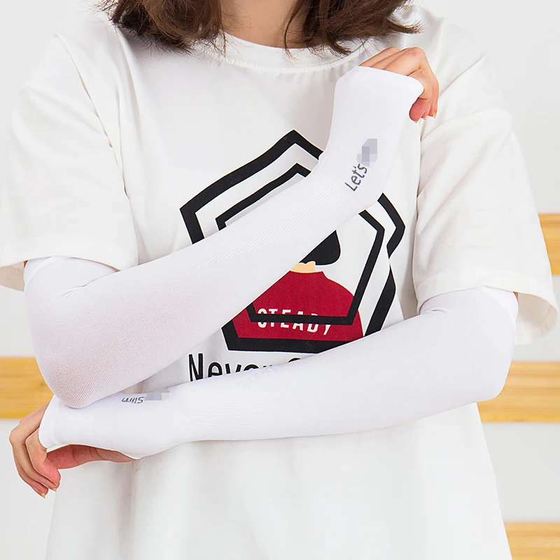 2019 New 1Pair Sun Protection Arm Cooling Sleeve Warmers Cuffs UV Sleeves | Дом и сад