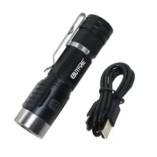 EBUYFIRE NE03 Mini USB Flashlight 18650 CREE XML2 LED Torch with Stainless steel clip 850LM 5 mode Light Pocket Lamp
EBUYFIRE NE03 Mini USB Flashlight 18650 CREE XML2 LED Torch with Stainless steel clip 850LM 5 mode Light Pocket Lamp