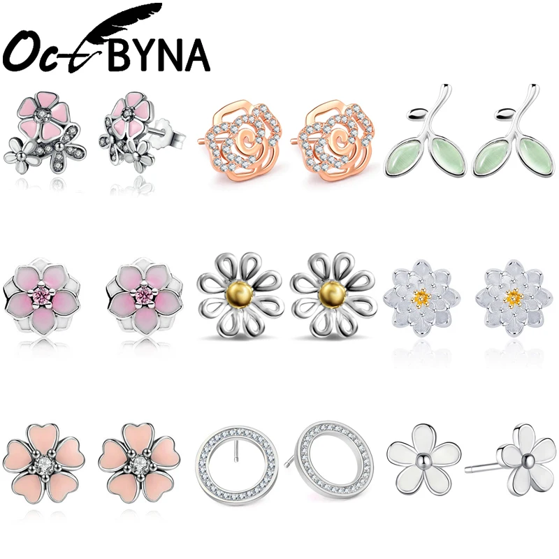 Octbyna Trendy Plant Flower Stud Earrings For Women Temperament Contracted Brand Stud Earrings For Female Child Jewelry Gifts
Octbyna Trendy Plant Flower Stud Earrings For Women Temperament Contracted Brand Stud Earrings For Female Child Jewelry Gifts