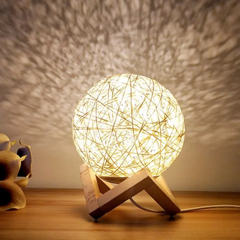 Creative LED Rattan Ball Night Light Button Control Projection Lamp Table Light USB Charging
Creative LED Rattan Ball Night Light Button Control Projection Lamp Table Light USB Charging