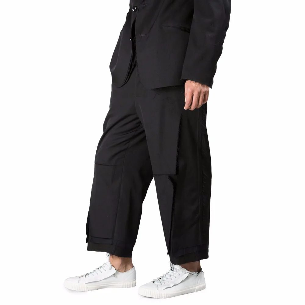 27-44 2019 New men's clothing Hair Stylist Hierarchical retro cracked beggars harem pants plus size costumes
27-44 2019 New men's clothing Hair Stylist Hierarchical retro cracked beggars harem pants plus size costumes