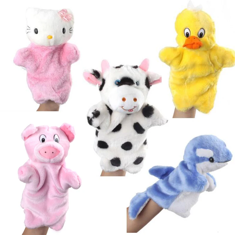 Animal Hand Puppet Plush Toys Animal Muppet Kermit Babies Finger Doll Plush Toy Marioneta de mano Rabbit Hello Kitty Shark Dolls
Animal Hand Puppet Plush Toys Animal Muppet Kermit Babies Finger Doll Plush Toy Marioneta de mano Rabbit Hello Kitty Shark Dolls
