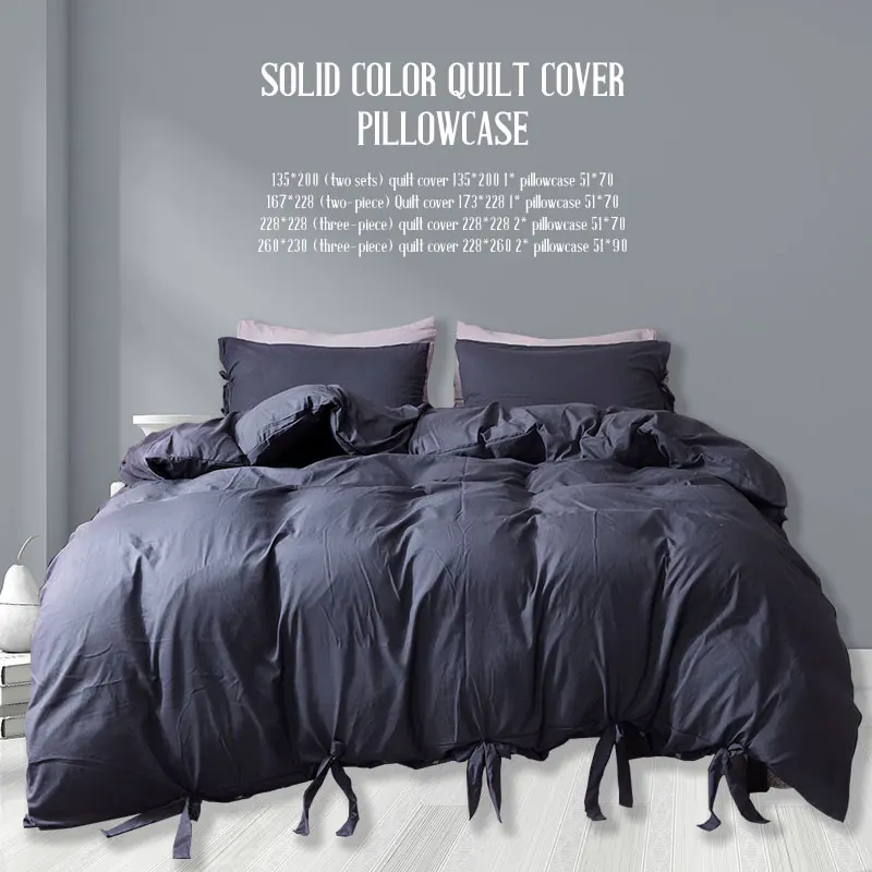 Black Polyester Fiber Home Furnishing Bed Sheet Bedding Sets Duvet Cover Home Hotel Quilt Cover New Gift Duvet Cover Sets
Black Polyester Fiber Home Furnishing Bed Sheet Bedding Sets Duvet Cover Home Hotel Quilt Cover New Gift Duvet Cover Sets