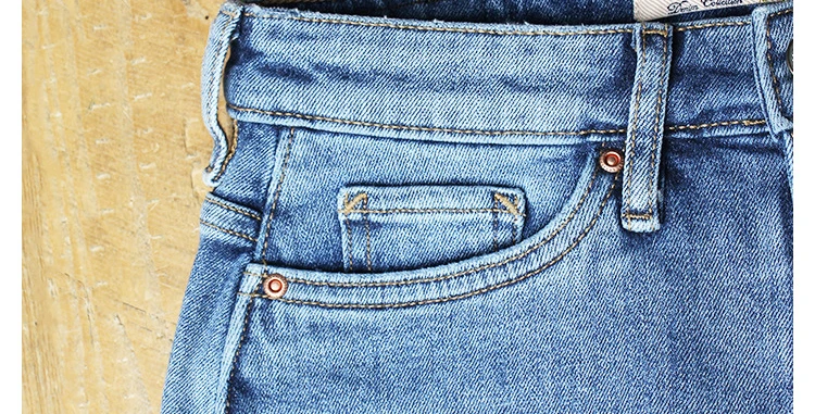 Tide section, raw hem, split skirt, washed white high waist denim skirt (9)