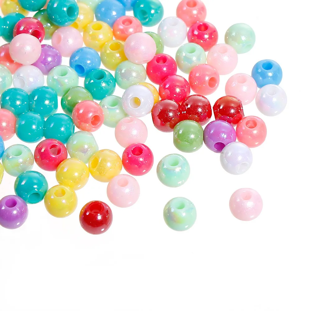 DoreenBeads Acrylic AB Color Bubblegum Round Beads At Random DIY Components About 6mm( 2/8") Dia, Hole: Approx 1.9mm, 1000 PCs
DoreenBeads Acrylic AB Color Bubblegum Round Beads At Random DIY Components About 6mm( 2/8") Dia, Hole: Approx 1.9mm, 1000 PCs