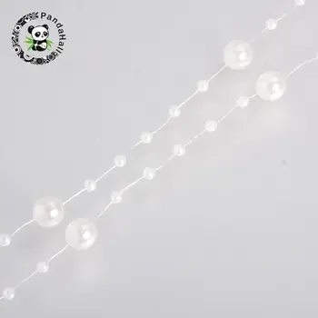 Imitation Pearl Acrylic Bead Garland Strand Fit for Door Curtain Wedding Decoration DIY Making Material 3mm & 8mm
Imitation Pearl Acrylic Bead Garland Strand Fit for Door Curtain Wedding Decoration DIY Making Material 3mm & 8mm