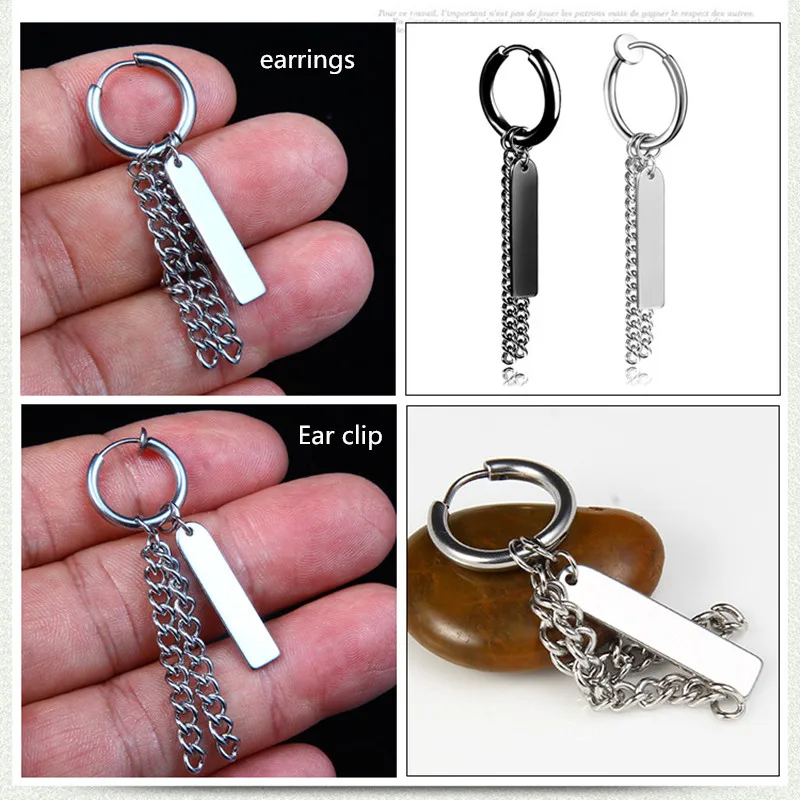 Bts Men Stainless Steel Fashion Pendant Earrings Guys Single Bts Men Stainless Steel Fashion Pendant Earrings Guys Single Earring Jewellery Man Accessory Gif Eh8 My Name