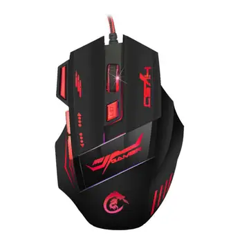 7 Buttons 5500 DPI Colorful Back Light Optical Wired Gaming Mouse Portable Adjustable 1200/1600/2400/3200/5500DPI Computer Mice
7 Buttons 5500 DPI Colorful Back Light Optical Wired Gaming Mouse Portable Adjustable 1200/1600/2400/3200/5500DPI Computer Mice