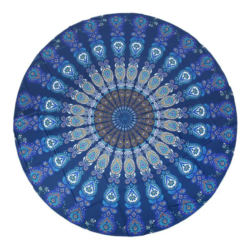 New Round Wall Hanging Beach Towel Yoga Mat Floral Print Camping Pad Bohemia Style Print Tapestry
New Round Wall Hanging Beach Towel Yoga Mat Floral Print Camping Pad Bohemia Style Print Tapestry