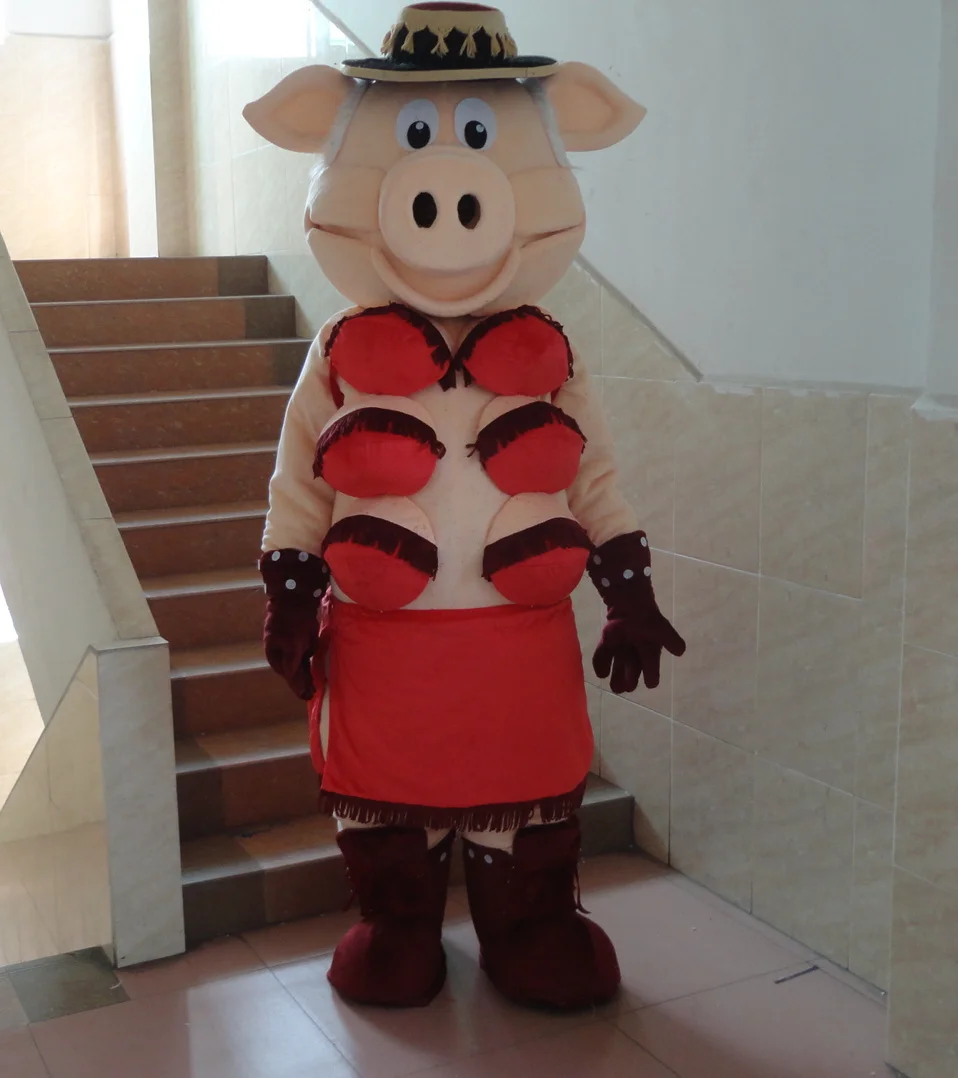 The high quality of Puppets Striptease Strip Pig Swinish Mascot Costume Free Shipping
The high quality of Puppets Striptease Strip Pig Swinish Mascot Costume Free Shipping