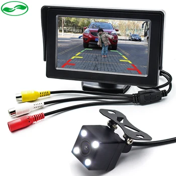 Free Shipping, LED Night Vision Car Rearview Reversing Camera Parking Backup Monitor System + 4.3 inch Color LCD Car Monitor
Free Shipping, LED Night Vision Car Rearview Reversing Camera Parking Backup Monitor System + 4.3 inch Color LCD Car Monitor