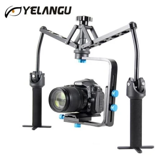 

YELANGU S1 Foldable Handheld DSLR Camera Spider Stabilizer With Quick Release Plate For Camcorder DV Video Camera DSLR SLR